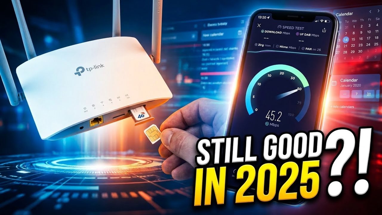 Miniatura da avaliação em vídeo de Roteador TP-Link TL-MR100 4G LTE 300 Mbps