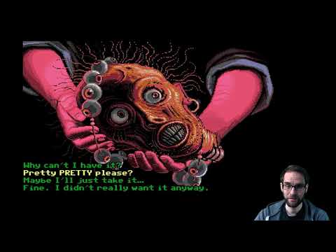 3/3: Playing The Secret of Monkey Island on my original Amiga 500!