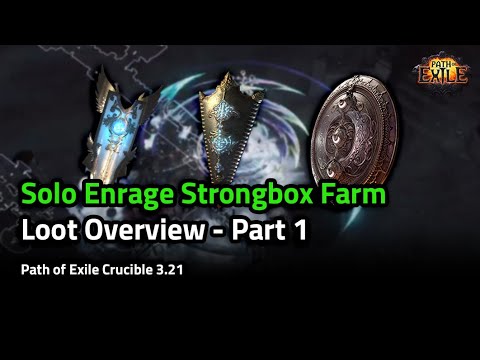 Solo Enraged Strongbox Farm Overview Part 1 - Path of Exile Crucible