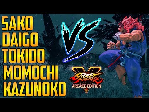 SFV ▰ Daigo Vs Kazunoko / Sako   Vs Momochi / Tokido Vs Gachikun