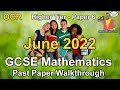 GCSE Maths OCR June 2022 Paper 6 Higher Tier Walkthrough
