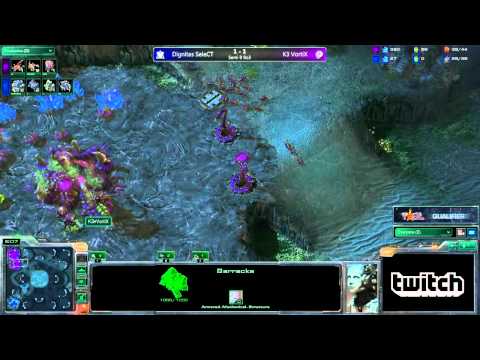 Game 3 - Dignitas.SeleCT vs K3.VortiX - TSL4 EU/NA Q7 Semi-Final B