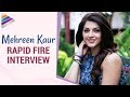 Mehreen Kaur Reveals Funny Facts about Ravi Teja & Nani | Rapid Fire Interview | Telugu Filmnagar