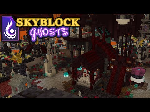 A Hidden Poke-Village | Pixelmon Skyblock Ghosts Ep 7