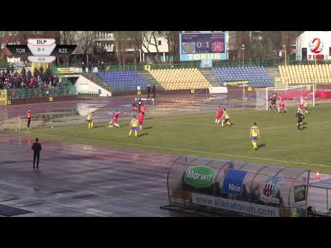 Elana Toruń  - Resovia (skrót meczu 23. kolejki II ligi, 9 marca 2019)