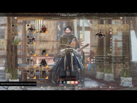 WILD HEARTS Character Build Karakuri Katana One Stroke Fury + Fire Karakuri Katana