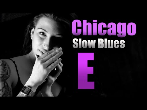 Blues Backing Track Jam - Ice B. - Chicago Slow Blues in E