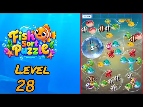Fish Sort Puzzle Level 28 Walkthrough thumbnail