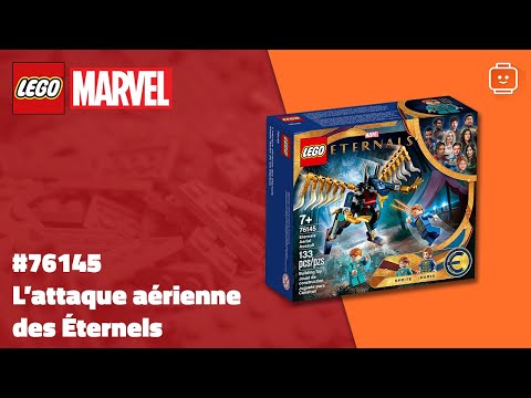 Vidéo LEGO Marvel 76145 : L’attaque aérienne des Éternels