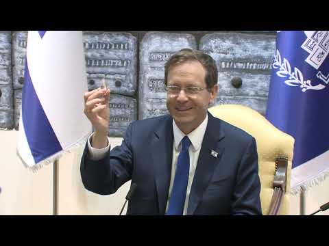 AMADEE-20 Reception with Israels President Isaac Herzog