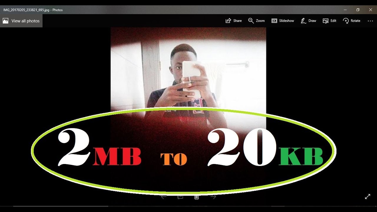 EASILY REDUCE THE SIZE OF AN IMAGE IN 30 SECONDS (.JPG, .BMP, E.T.C)