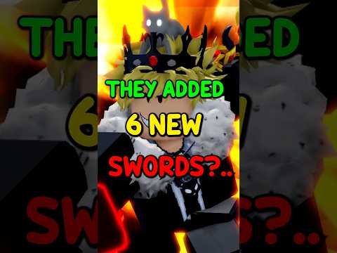 Blox Fruits Added 6 New Swords... #roblox #shorts