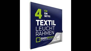 Ultra flacher LED Leuchtrahmen 4cm