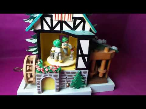 Steinbach uralte Spieluhr Nr.122 - seltenes Sammlerstück aus dem Erzgebirge