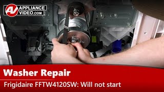 Frigidaire Washer Repair — Will Not Start, Broken Drive Belt
