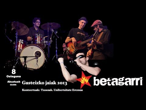 Betagarri Gasteiz ko Jaiak 2013 ☂   Txosnak  Unibertsitate Eremua Abuztuaren 8, Osteguna