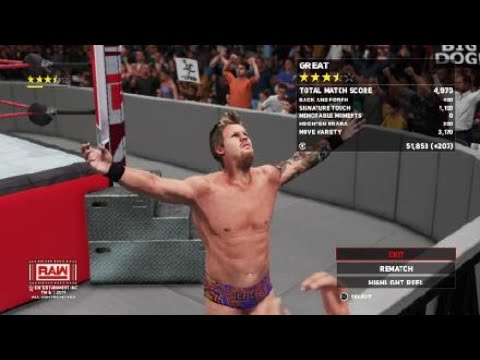 WWE 2K18 RAW: Chris Jericho with Kevin  Owens vs  Roman Reigns