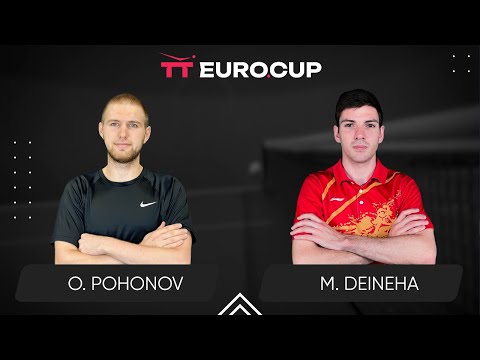 15:55 Oleksandr Pohonov - Maksym Deineha 12.10.2024 TT Euro.Cup Ukraine Master. TABLE 3