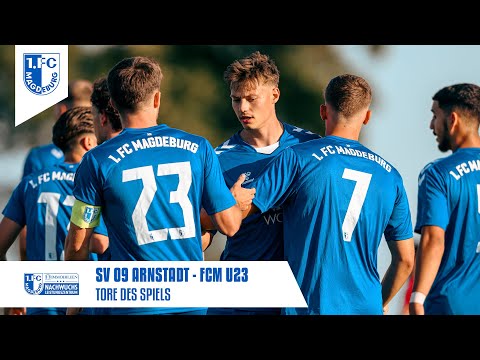Tore des Spiels: SV 09 Arnstadt – FCM U23, Oberliga 5. Spieltag