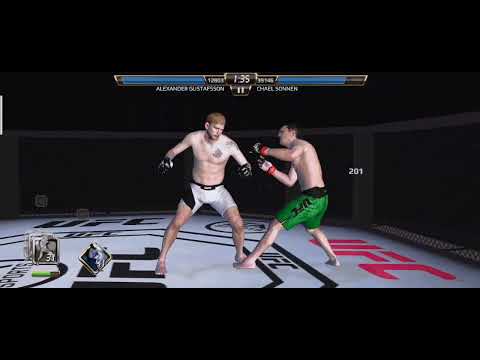 EA sports UFC MOBILE |ALEXANDER GUSTAFSSON Career fight