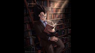 cringe anime memes but i replaced it with librarian vegeta