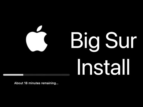 macOS 11 Big Sur Install + Setup