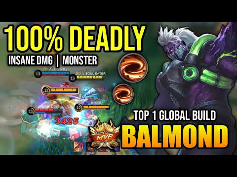 BALMOND BEST BUILD 2023 | BUILD TOP 1 GLOBAL BALMOND GAMEPLAY | MOBILE LEGENDS✓