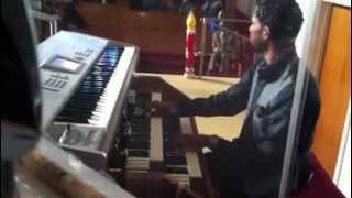 Jason Freeman Smashing On Organ Morning Service