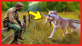 O Lobo Entregou Seu Filhote a Um Homem e Começou a Chorar. Então Ele Fez Algo Incrível!