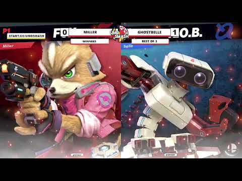 UMD Smash Fest 9/16 Winners Bracket - Miller (Fox) Vs GhostBelle (R.O.B.)