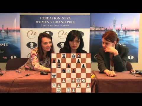 Press Conference Round 7: Kateryna Lagno  (UKR) - Yifan Hou (CHN)