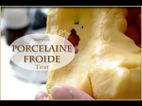 comment colorer la porcelaine froide