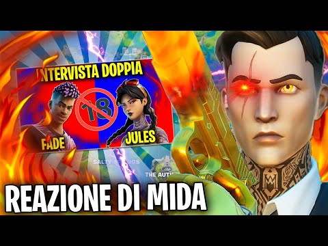 MIDA REAGISCE ALL' INTERVISTA DI JULES E FADE * DIVERTENTE * - Fortnite