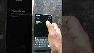 Pocket mode off onpluse 6