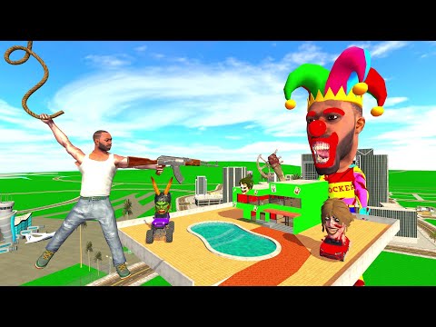 Franklin Save His House From Joker Monster Franklin in Indian Bike Driving 3d: