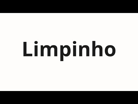 How to pronounce Limpinho
