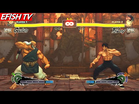 Gouken vs Fei Long (Hardest AI) - STREET FIGHTER IV