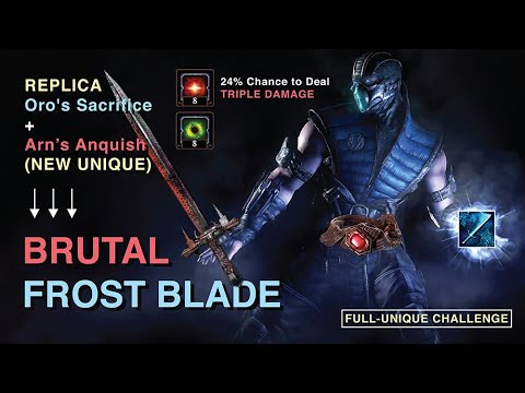This NEW belt is BRUTAL AF !【Full-Unique Frost Blade】hits way TOO HARD w/ Replica Gear ! Slayer 3.13