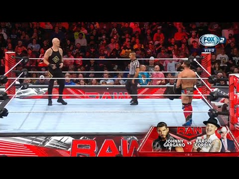Johnny Gargano Vs Baron Corbin - WWE Raw 24/10/2022 (En Español)