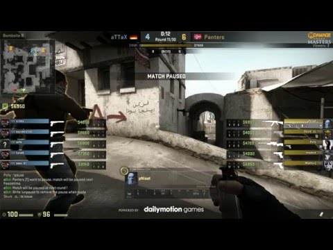ALTERNATE aTTaX vs PANTERS de_dust2 map1 99Damage Masters