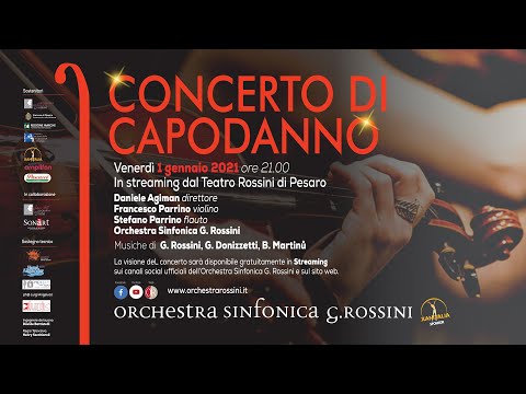 Concerto di Capodanno dal Teatro Rossini di Pesaro