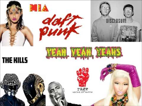 Mashup Daft Punk vs Mia vs Disclosure vs RATM vs Yeah Yeah Yeahs vs B.o.b (Bootleg)
