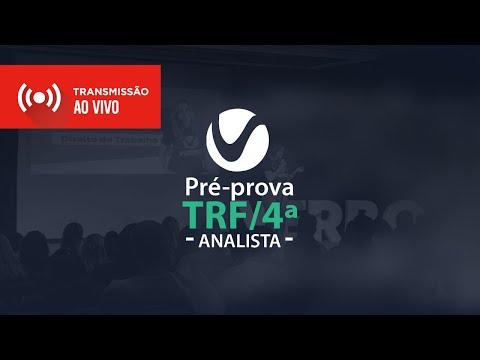 TRF4 - AO VIVO - AULÃO DE REVISÃO