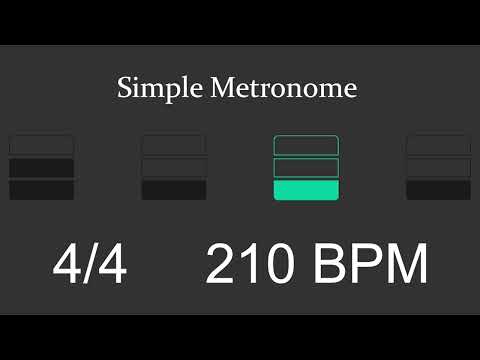 Metronome - 210 BPM
