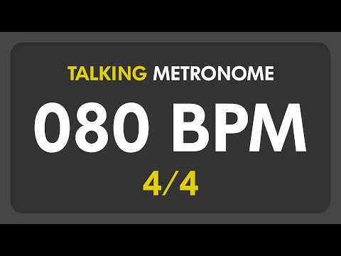 80 BPM - Talking Metronome (4/4)