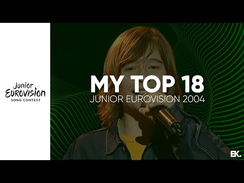 Junior Eurovison Song Contest 2004 - My Top 18