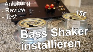 Bass-Shaker Installation & Review | Was taugen die 15€-Körperschallwandler?