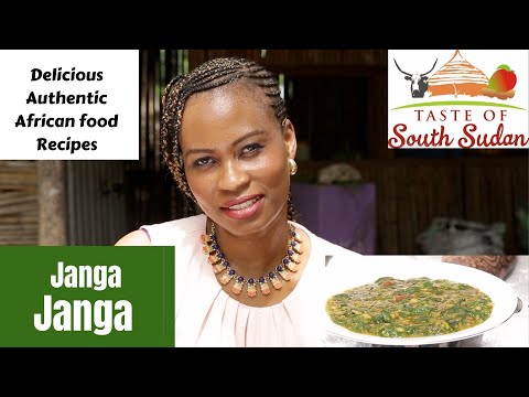 Janga Janga Kakwa tribe special food recipe Juba, South Sudan