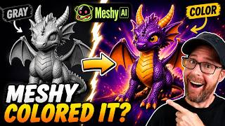 Meshy AI Painting Tutorial: Color Your 3D Prints