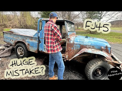 I Bought The Worst FJ45 Toyota Landcruiser In The USA- It Needs Absolutely Everything PT-1
